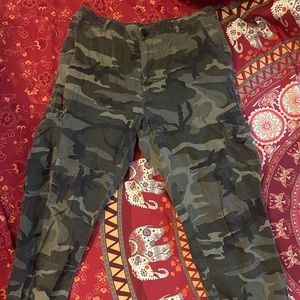 Camo cargo pants